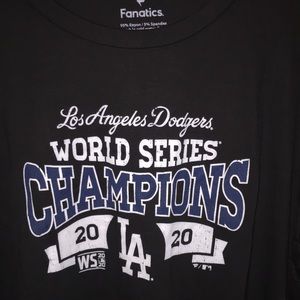 Fanatics black Dodger tee